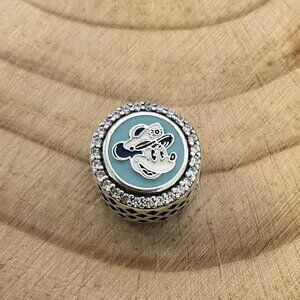 Pandora Disney Wish Captain Mickey Mouse Charm Pendant, S925 Silver Jewelry